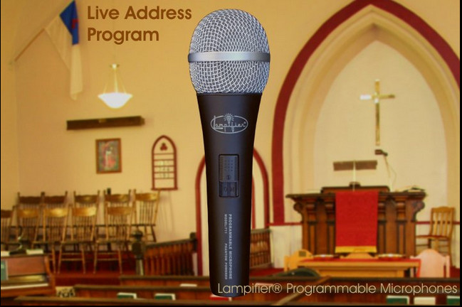 Image of Lampifier Programmable Microphone Live Address Program