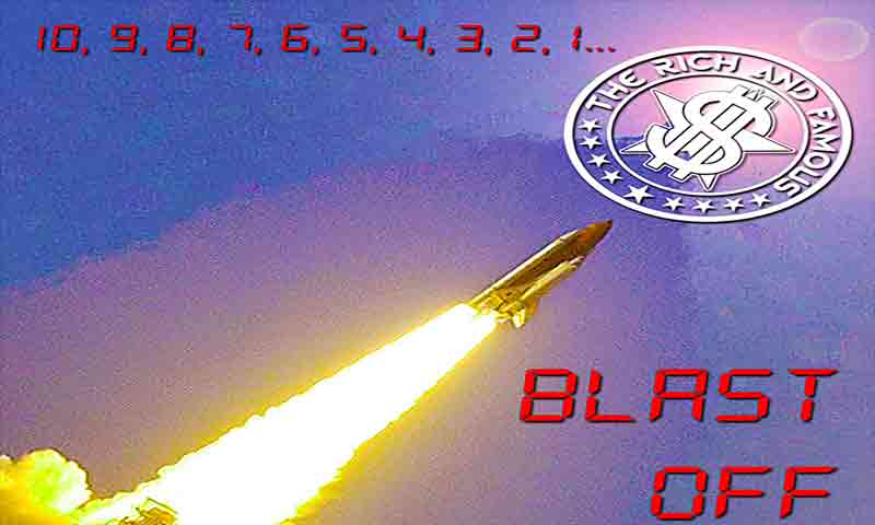 Image of Preorder Blast Off, the third new single - The Rich and Famous Band - Duelin