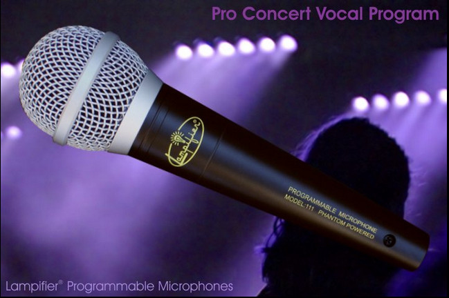 Image of Lampifier Programmable Microphone Pro Concert Vocal Program