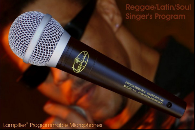Image of Lampifier Programmable Microphone Reggae/Latin/Soul Singer’s Program