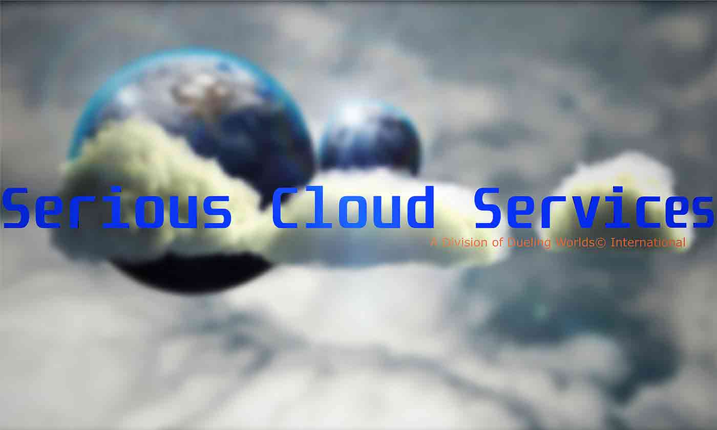 Image of Serious Cloud© Services - Dueling Worlds© International Image Logo