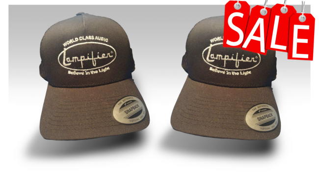 Image of Lampifier Microphones Logo Authentic Snapback Yupoong Hats